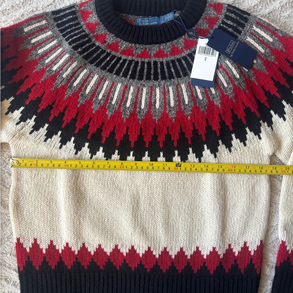 Polo Ralph Lauren Fair Isle Wool-Cashmere Sweater - Picture 3 of 3